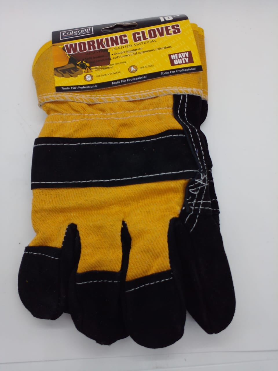 Federalli 10.5inch LEATHER BLACK & GOLD - PJ2762 Federalli 10.5" LEATHER BLACK & GOLD