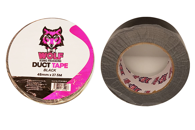 WOLF BLACK Duct Tape - DT4830BLK WOLF BLACK Duct Tape