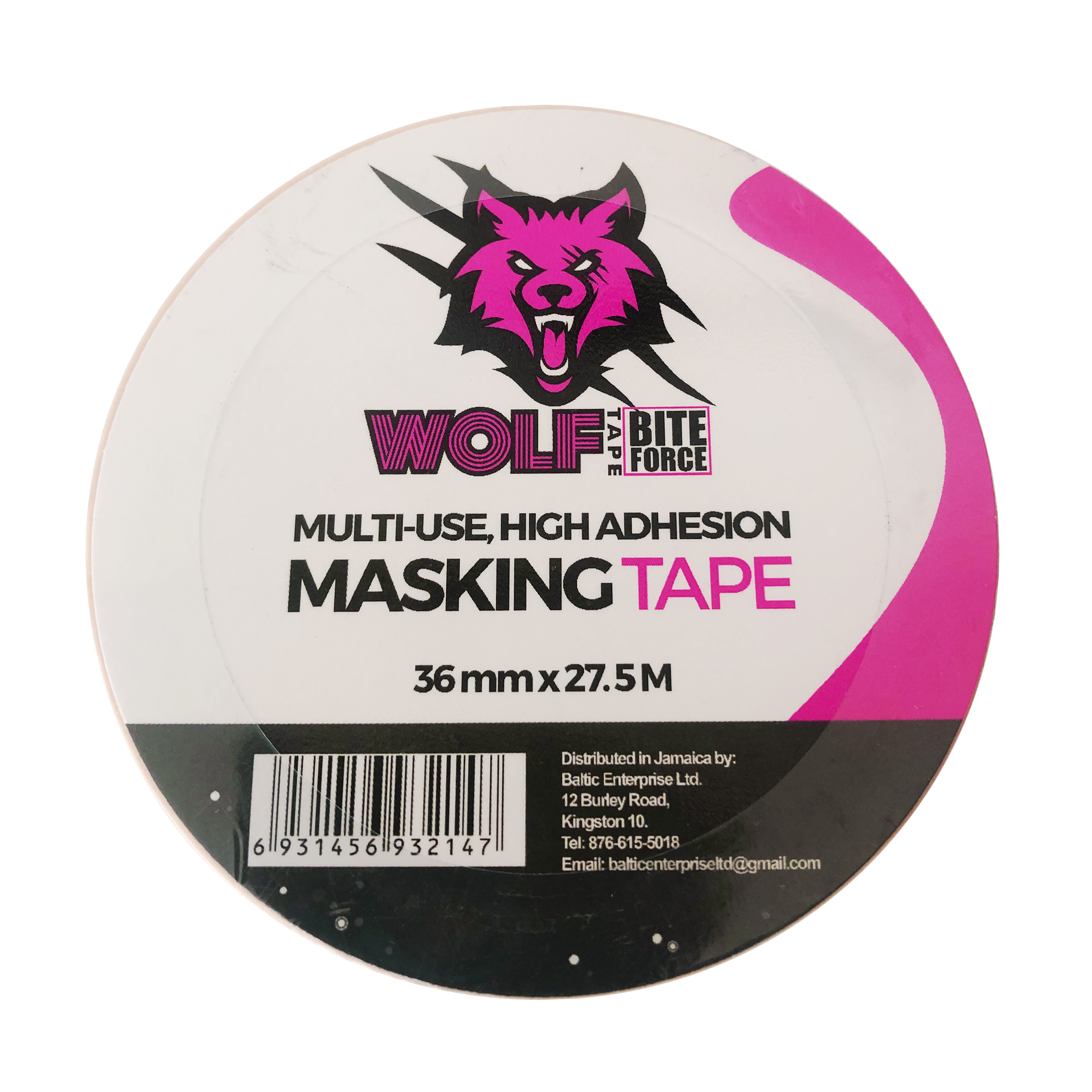 WOLF ULTRA 1-half-inch Masking Tape - MK3630 WOLF ULTRA 1 1/2" Masking Tape