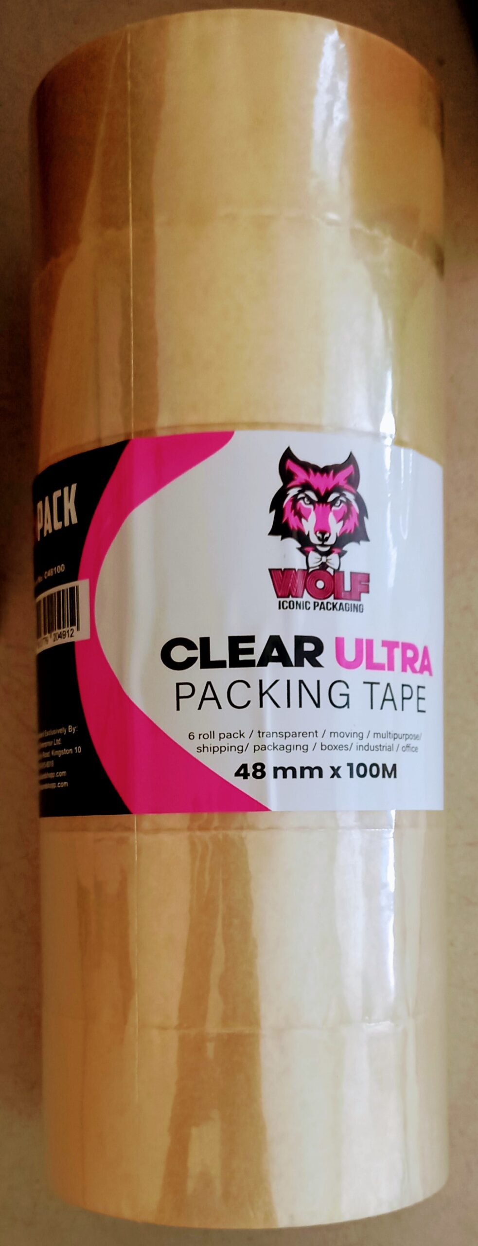 WOLF ULTRA 2" Clear Tape