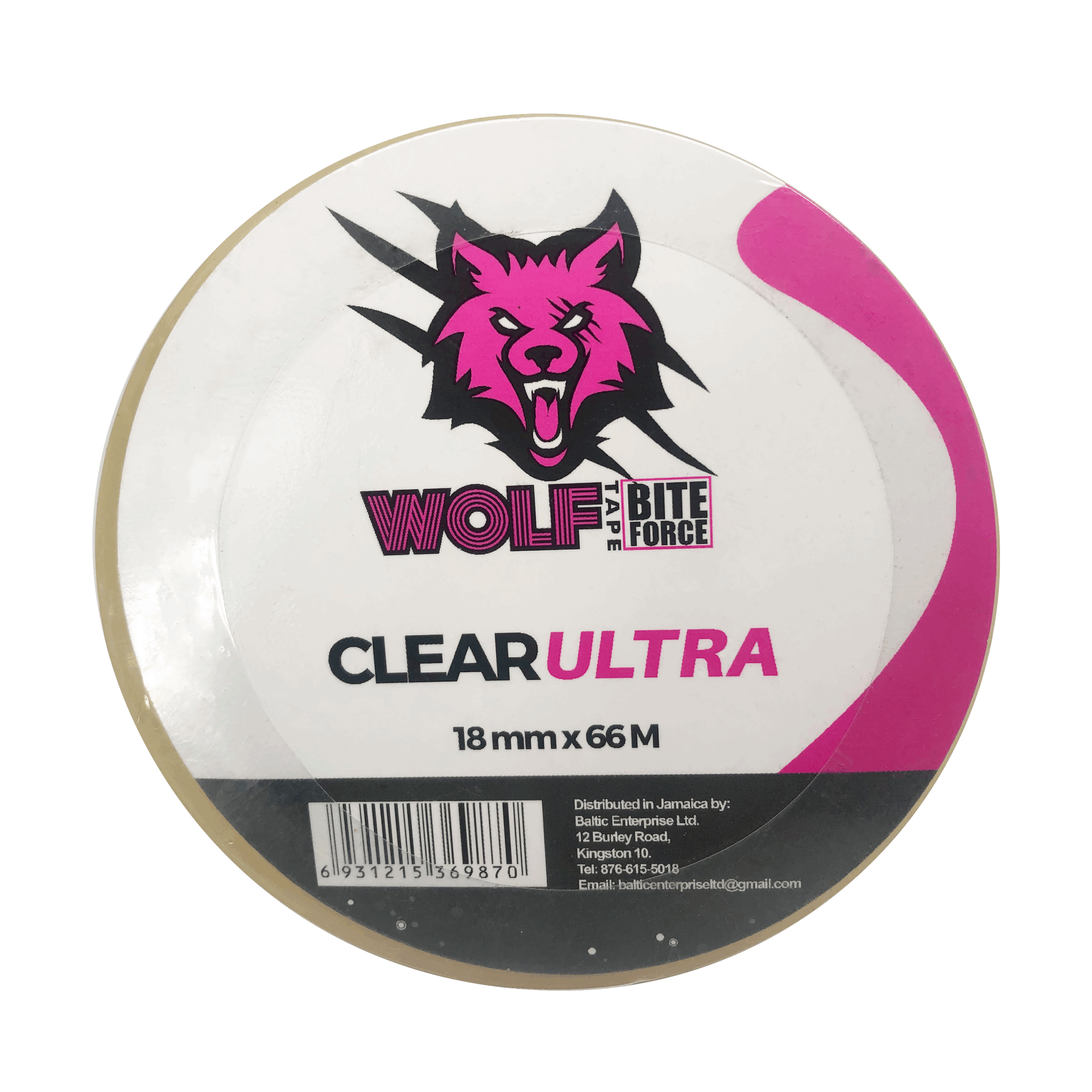 WOLF ULTRA three-quarter-Clear Tape - C1866 WOLF ULTRA 3/4" Clear Tape