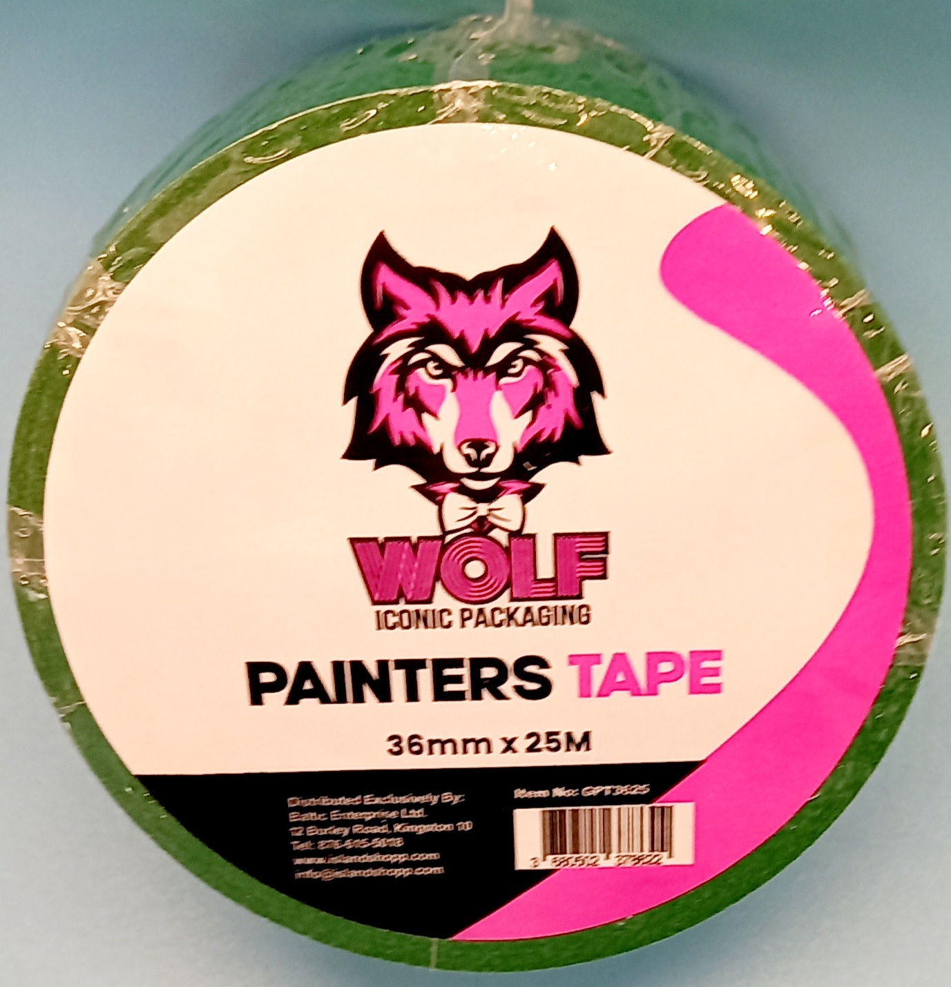 Wolf 1-half-inch Painters Tape (GREEN)