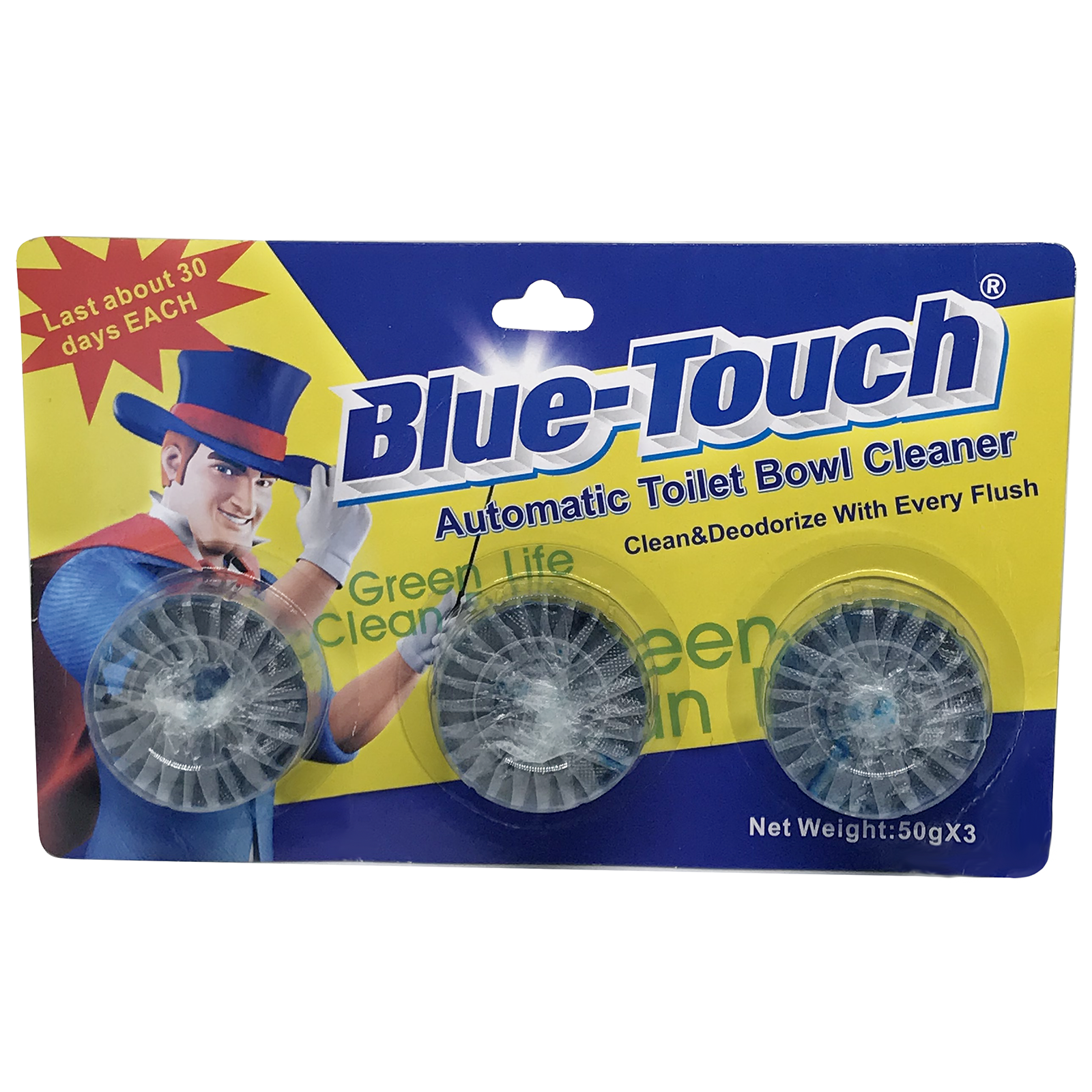 Blue Touch Bowl Cleaner 3pk - 30203