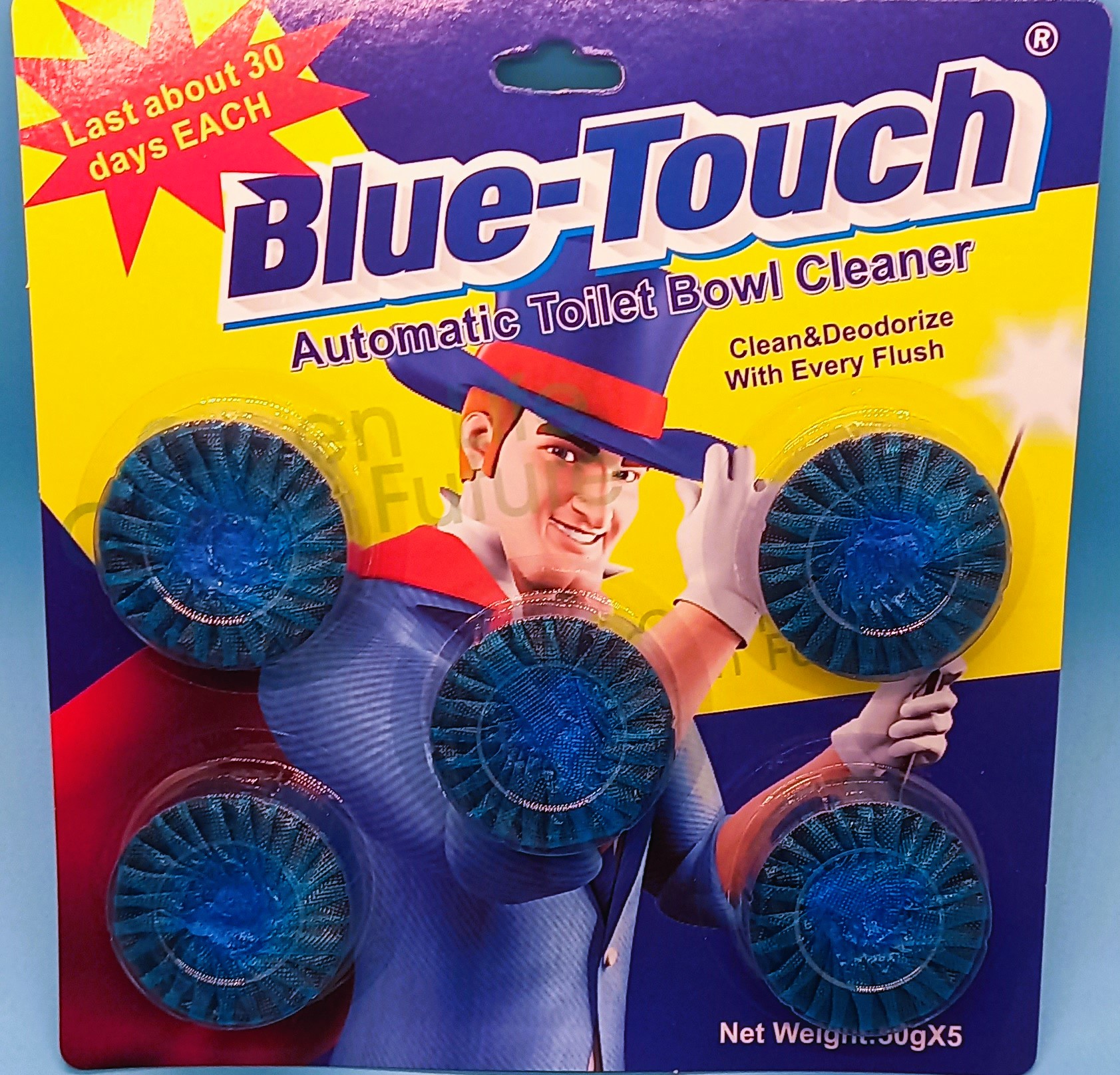 Blue Touch Bowl Cleaner 5pk - 30205