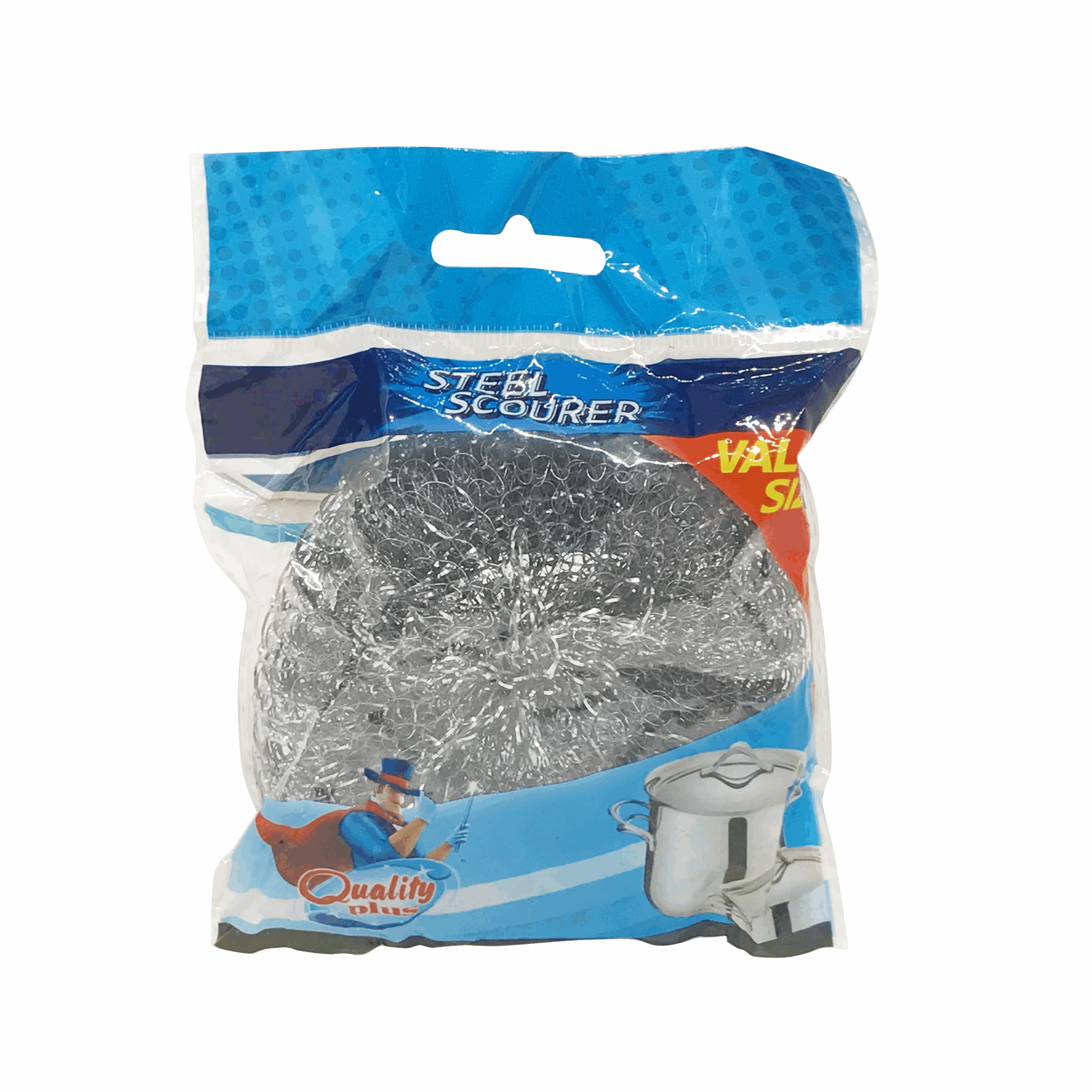 Mesh Steel Scourer - 1pk - BE007-1