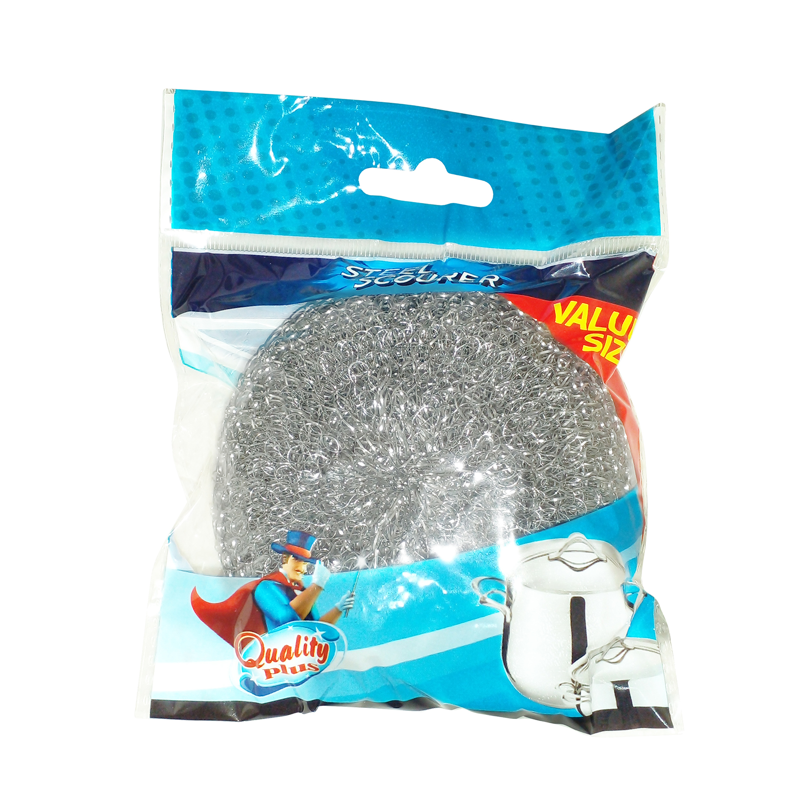 Spiral Steel Scourer - BE007A-1