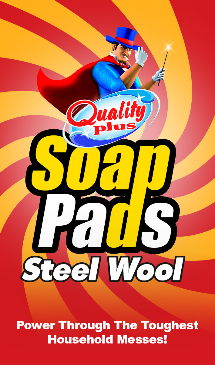 Soap-pads Quality Plus Soap Pads: Steel Wool (3Pack)
